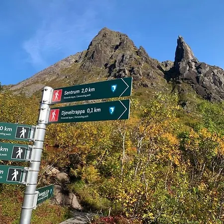 Koselig Hus I I Lofoten Med Elbil-lader * Svolvær