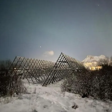 Koselig Hus I I Lofoten Med Elbil-lader Feriehus Svolvær