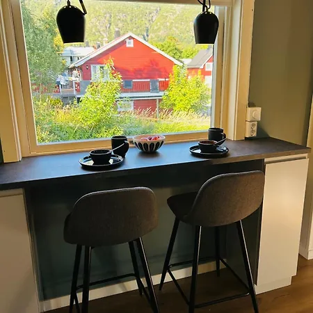 Koselig Hus I I Lofoten Med Elbil-lader *