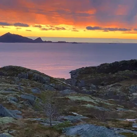 Nyaraló Koselig Hus I I Lofoten Med Elbil-lader *